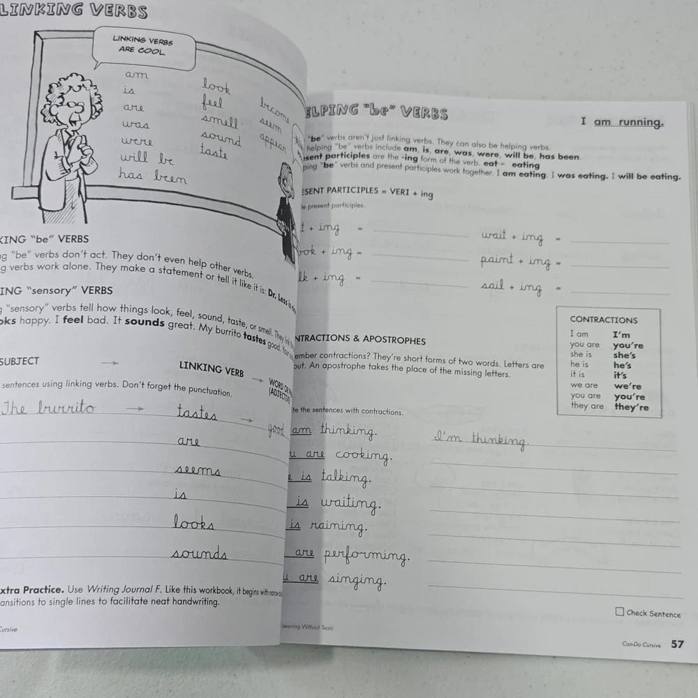 Handwriting Without Tears Can-Do Cursive Workbook 5th Grade 2022 Fifth Edition
